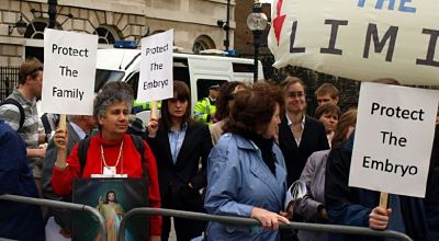 pro-life demonstrators