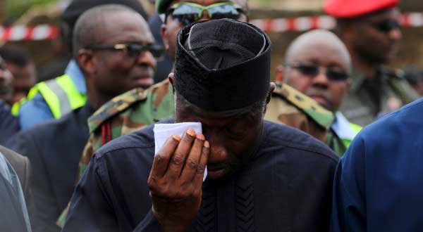 Nigerian President Weeps Over Deadly Plane Crash