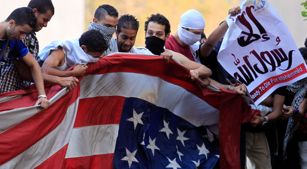 Egyptians Destroy American Flag Over Reported US ‘Muhammad’ Film