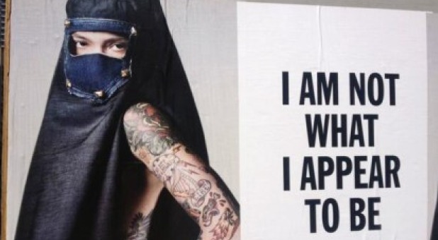 Diesel Jeans Ad Showing Tattooed Woman in Denim Burqa Offends Muslims ...