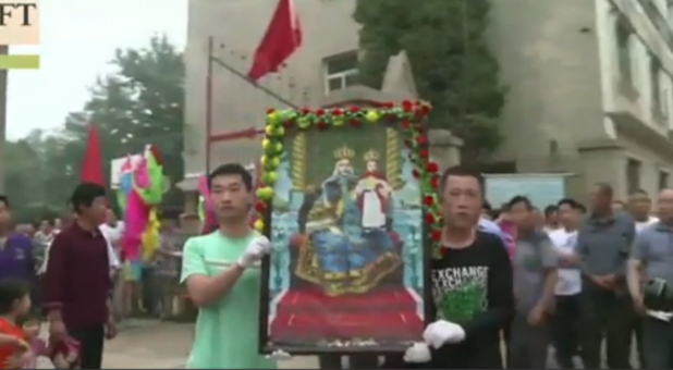 Christianity is on the rise in communist China.