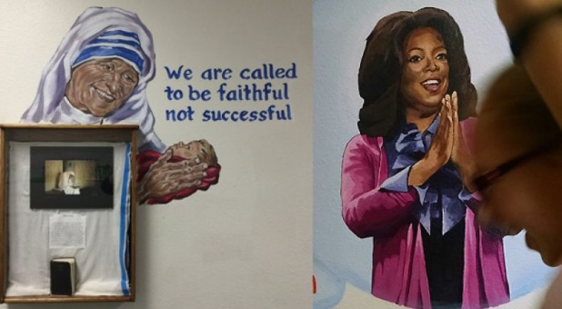 School Replaces Mother Teresa With Obama and Oprah in ‘Hall of Heroes’