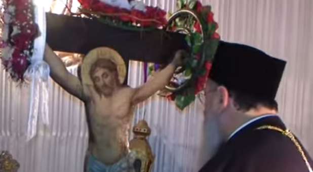 WATCH: Is This Jesus Statue Really Weeping Over Politics?