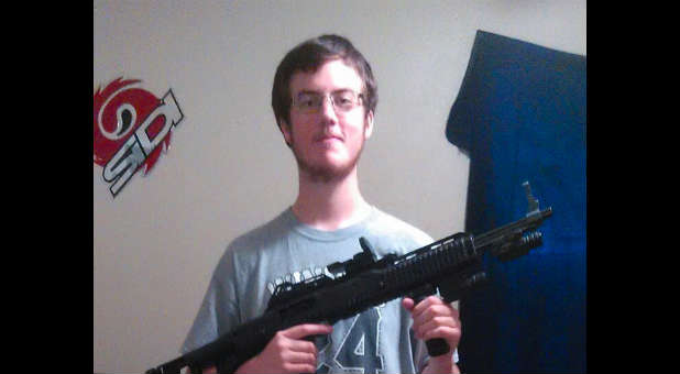 Nicholas Amrine was allegedly planning a Columbine-style assault on his church in Texas.