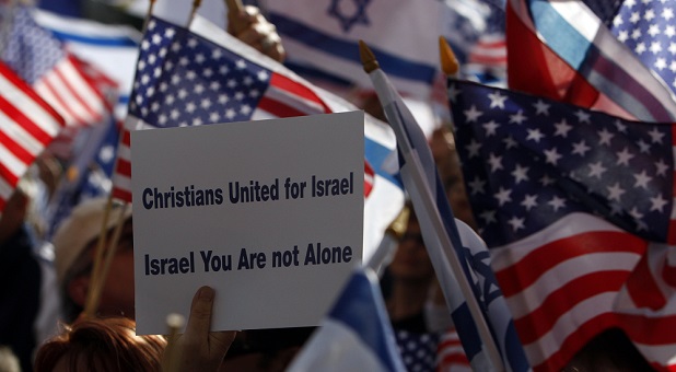 2015 politics ChristiansUnitedForIsrael Sign Reuters