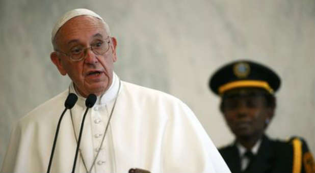 Pope Francis addresses members of the UN