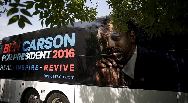 2015 politics bencarson campaignbussaysrevive summer2015 reuters