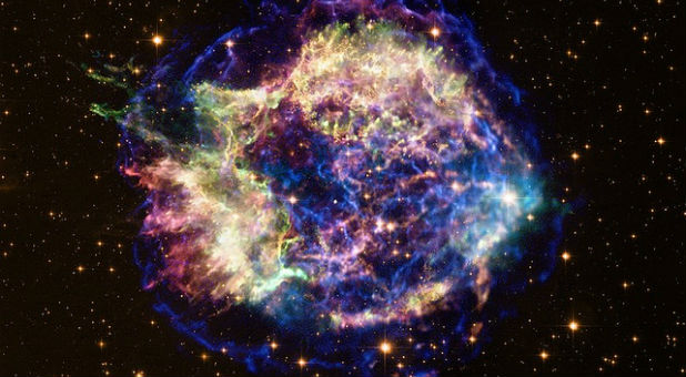 Scientists discovered a massive rare supernova recently, like this one pictured.