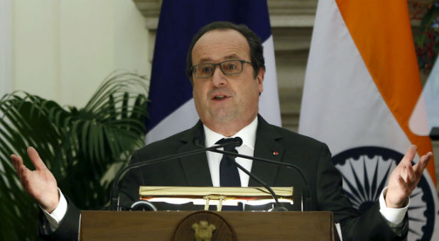 French President Francois Hollande