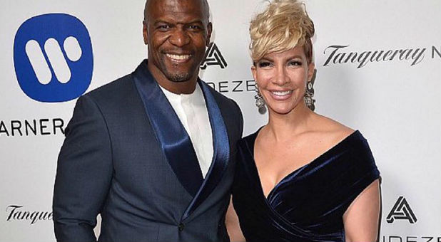 Terry Crews with his wife Rebecca King Crews