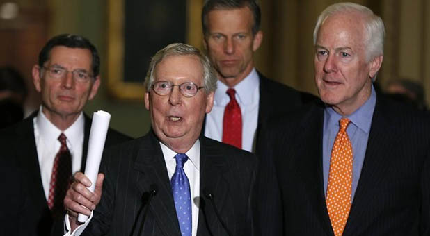 Mitch McConnell and Senate GOP leaders