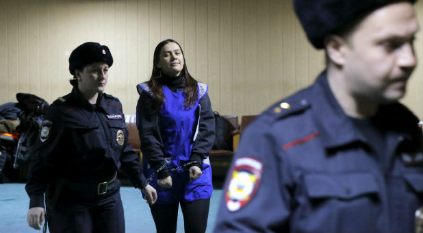 Police on Monday wrestled to the ground Gulchekhra Bobokulova, a 38-year-old divorced mother of three from the Muslim-majority ex-Soviet state of Uzbekistan, after she wandered around a Moscow street holding the infant's severed head in the air and shouting Islamist slogans.