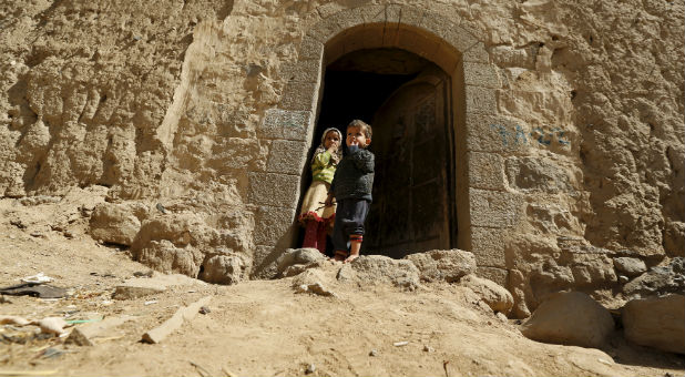 Children in Yemen.