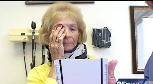Mary Ann Franco says God restored her sight after 21 years.