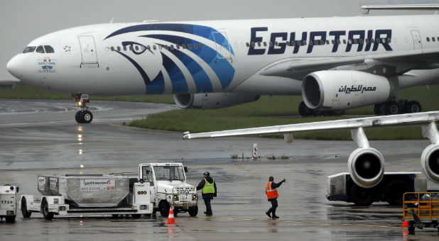 An EgyptAir jet carrying 66 passengers and crew from Paris to Cairo disappeared from radar over the Mediterranean sea on Thursday after swerving in mid-air and plunging from cruising height. French President Francois Hollande confirmed the aircraft