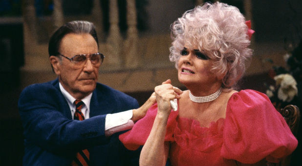 Jan Crouch, right, died early Tuesday morning.