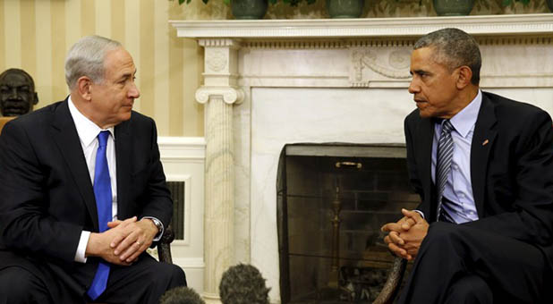 Benjamin Netanyahu and President Obama