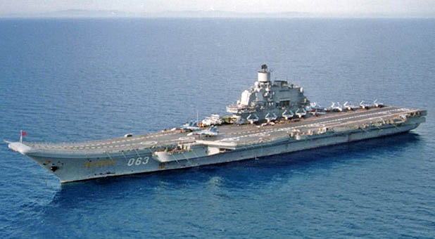 Russian Aircraft Carrier Admiral Kuznetsov