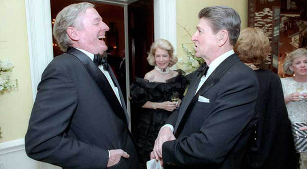 William F Buckley and President Reagan