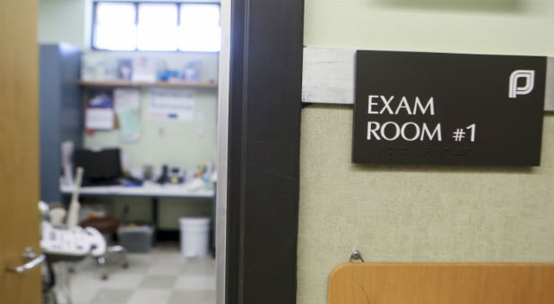 An exam room at the Planned Parenthood South Austin Health Center is shown