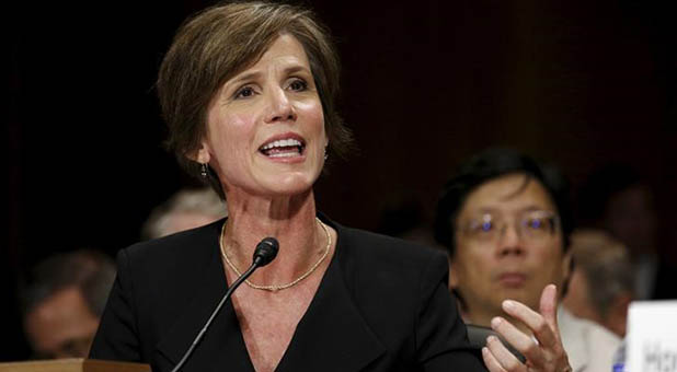 Former Acting Attorney General Sally Yates