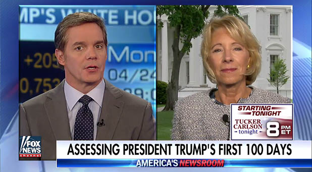 Bill Hemmer and Secretary of Education Betsy DeVos