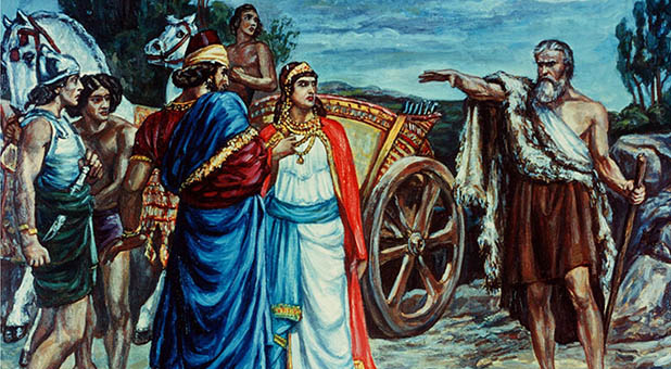 The Prophet Elijah Confronting King Ahab and Jezebel