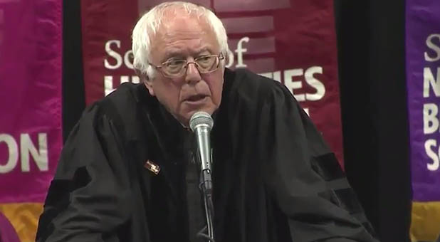 Bernie Sanders Urges College Students to ‘Stand Up and Fight Back’