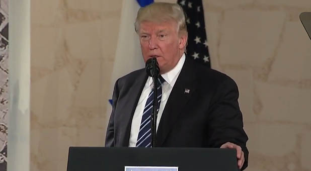President Trump Gave 3 Major Speeches on His Last Day in Israel