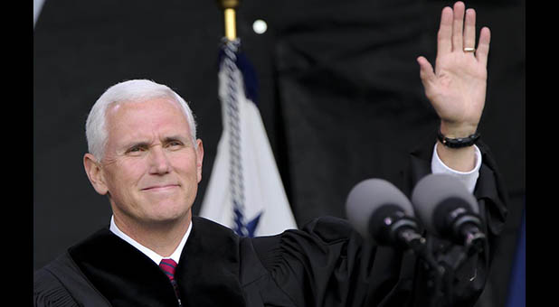 Vice President Mike Pence: A Tale of 2 Commencements
