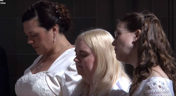 Theresa Jordan, Karen Ervin and Laurie Malashanko were the first women to become consecrated virgins in the Archdiocese of Detroit.