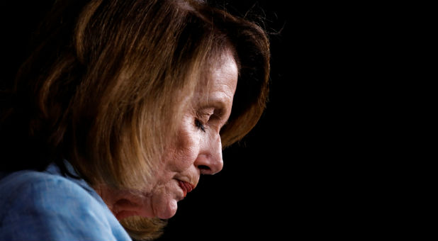 House Minority Leader Nancy Pelosi speaks about the recent attack on the Republican Congressional Baseball team during her weekly press conference on Capitol Hill.