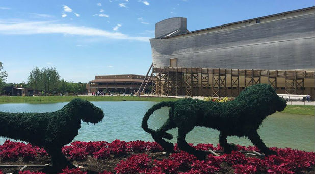 New topiaries are being added around the lake at Ark Encounter—two by two, of course.