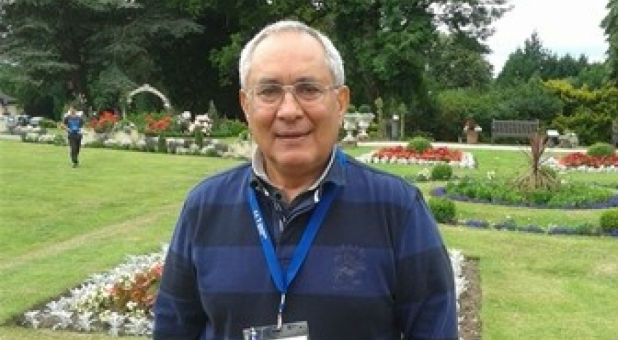 Rev. Ralph Goldenberg pictured at Swanwick in Derbyshire where he was among the speakers for this year’s U.K. conference of the Church’s Ministry among Jewish people (CMJ).