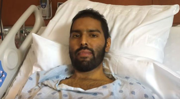 Nabeel Qureshi speaks from his hospital bed.