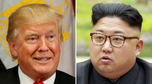 US President Donald Trump and North Korean leader Kim Jong Un.