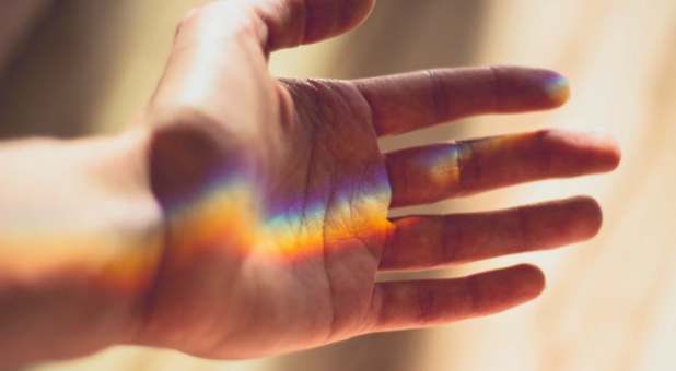 2017 blogs Prophetic Insight rainbow on hand