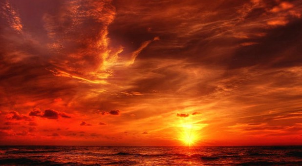 2020 11 orange sunset ocean