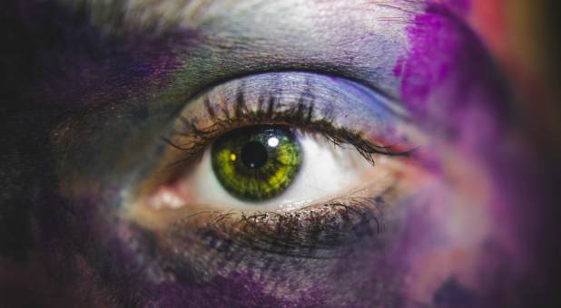 2017 spirit green eye purple paint