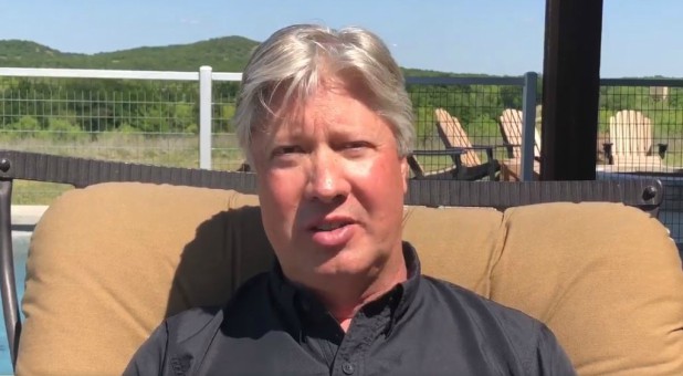 Robert Morris shares recent health updates through a Facebook video.