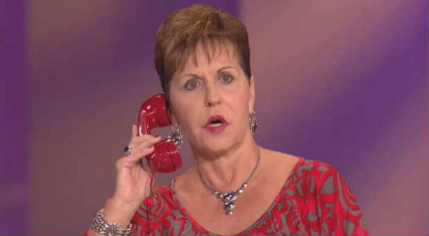 Joyce Meyer Calls God on the Phone to Demand Some Answers