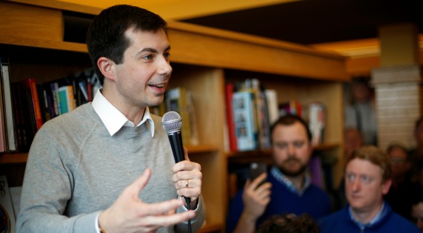 Democratic 2020 U.S. presidential candidate and South Bend Mayor Pete Buttigieg