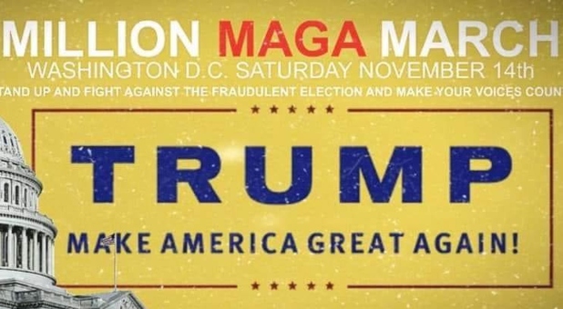 Pro-Trump Supporters Rally for ‘Million MAGA March’ in DC