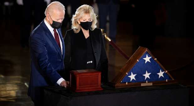 ‘An American Hero’: Capitol Police Officer Who Died After Riot Honored in Capitol Ceremony