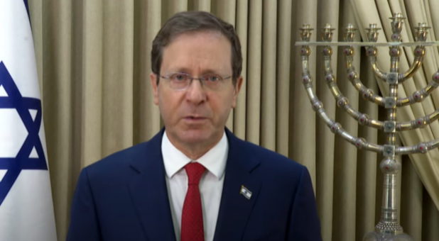 WATCH: Israeli President Isaac Herzog Presents Christmas Message of Hope