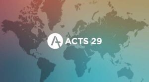 world map with Acts 29 logo