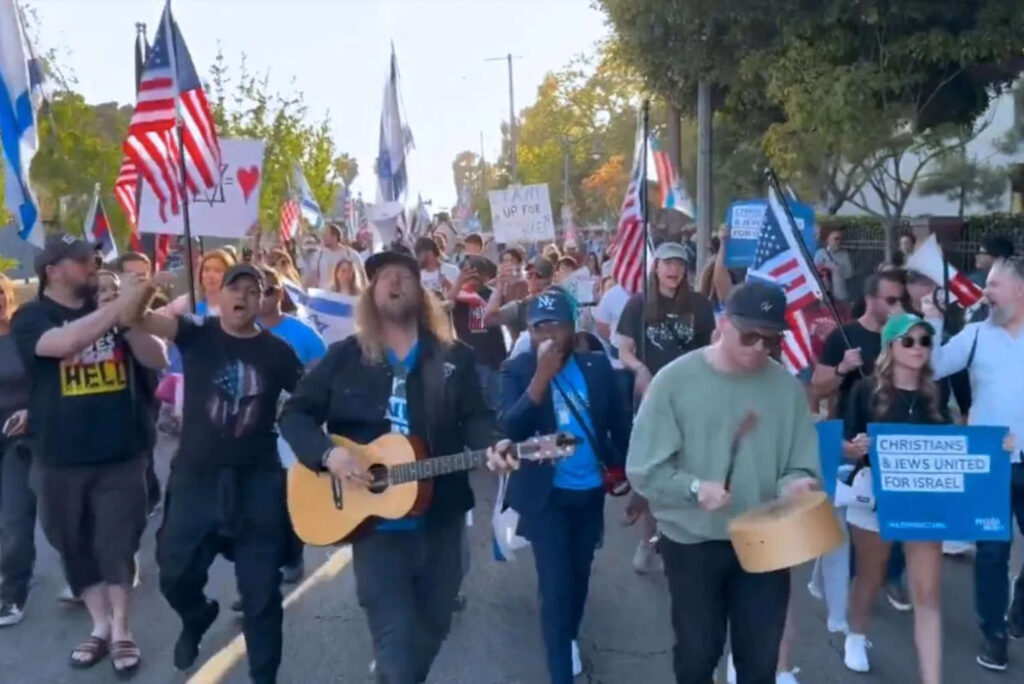 Hundreds Join Sean Feucht and Pursuit Church for ‘United for Israel’ Rally at USC