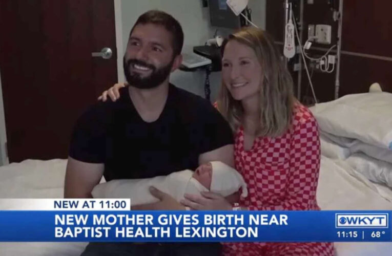 Mom Credits the Lord After Shocking Birth Takes Place on the Way to the Hospital