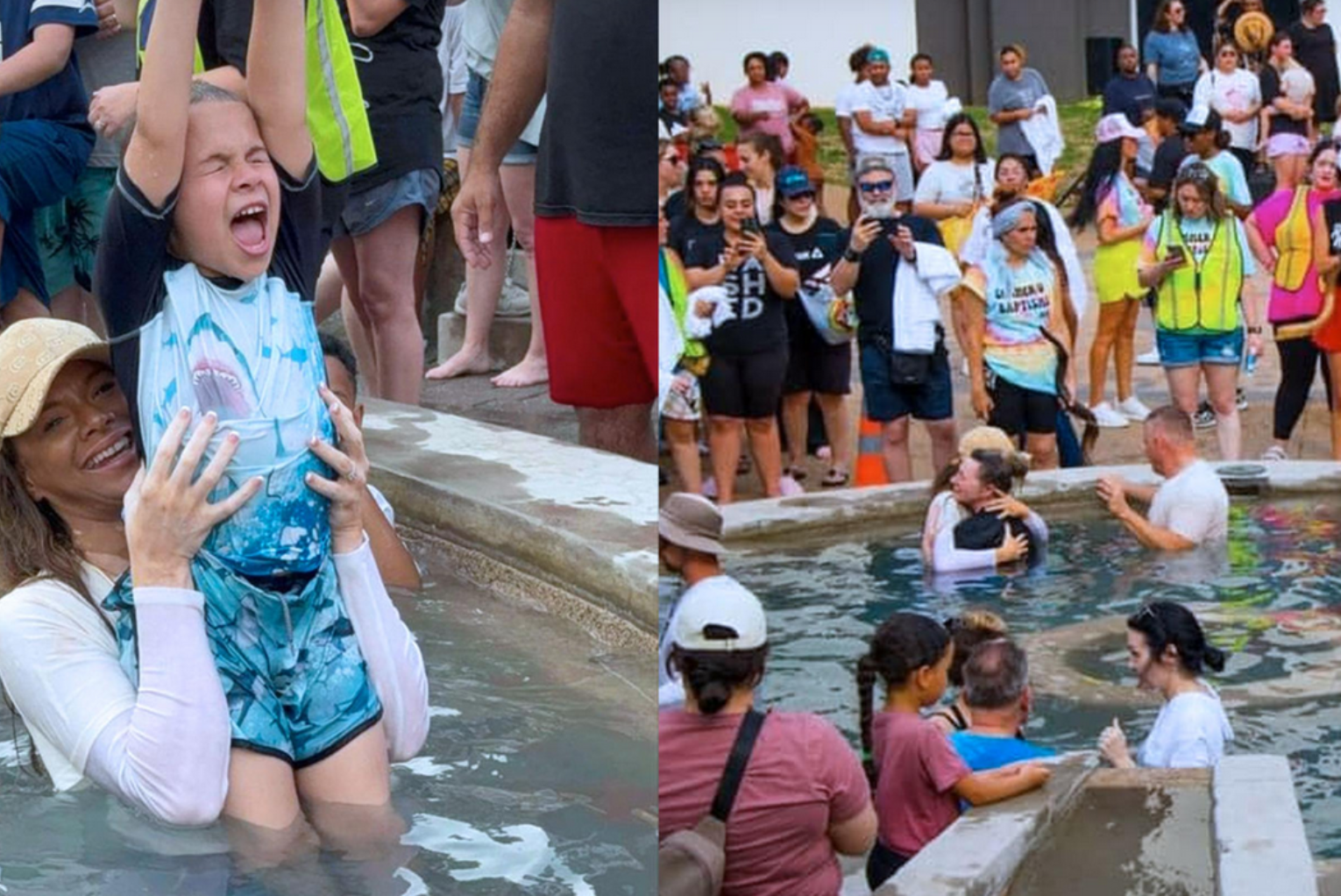 Revival is Stirring as ‘Hundreds and Hundreds’ Get Baptized in Texas Fountain