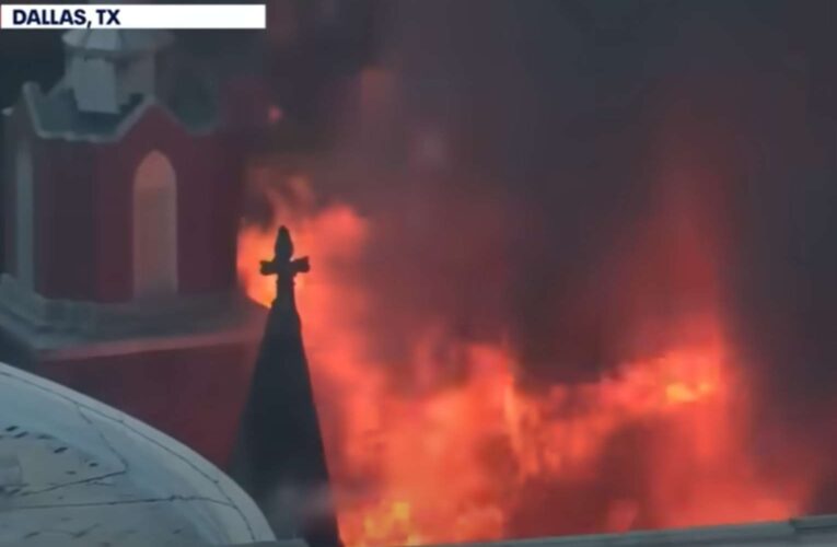 BREAKING NEWS: Massive Fire at First Baptist Dallas Engulfs Historic Sanctuary
